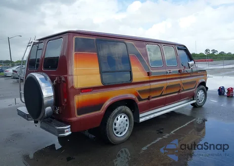1984 Ford Econoline E150 Van from USA, damaged, VIN 1FDEE14Y8EHA14827
